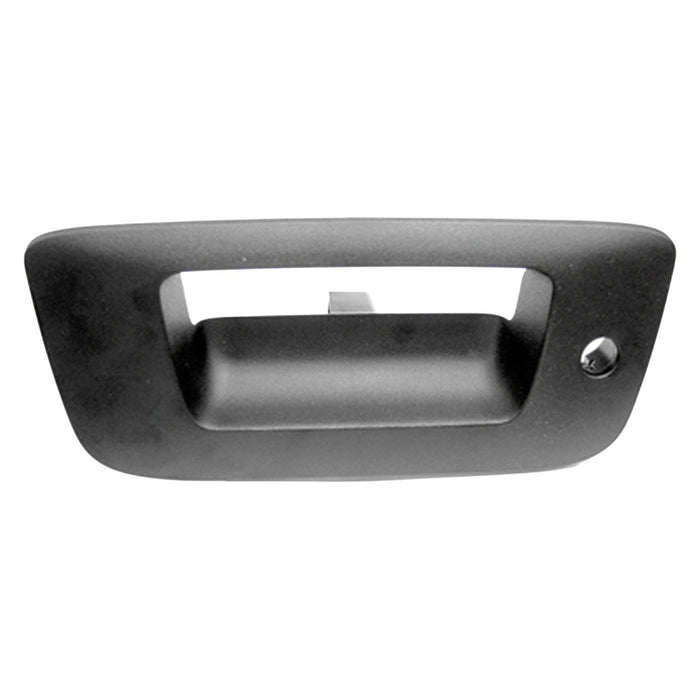 2007-2013 Chevrolet Silverado 1500 Hybrid/GMC Sierra 1500 Hybrid Tailgate Handle Bezel W/Locking Tailgate W/O Rear View Camera - GM1916106-Partify-Painted-Replacement-Body-Parts