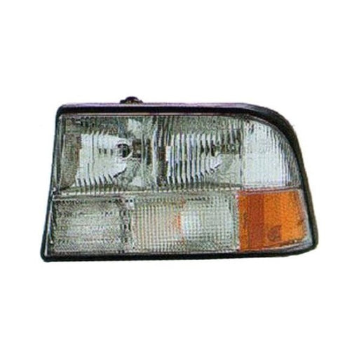 1998-2004 GMC Jimmy/Sonoma/Oldsmobile Bravada Driver Side Headlight Assembly W/O Hid W/O Fog Lamps Composite - GM2502174-Partify-Painted-Replacement-Body-Parts
