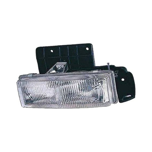 1995-2005 Chevrolet Astro/GMC Safari Driver Side Headlight Assembly Includes Mounting Panel Composite - GM2502180-Partify-Painted-Replacement-Body-Parts
