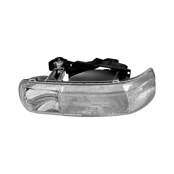 1999-2006 Chevrolet Silverado 1500/2500/3500/Suburban 1500/Suburban 2500/Tahoe Base/Limited/LS/LT Driver Side Headlight Assembly Composite - GM2502187-Partify-Painted-Replacement-Body-Parts