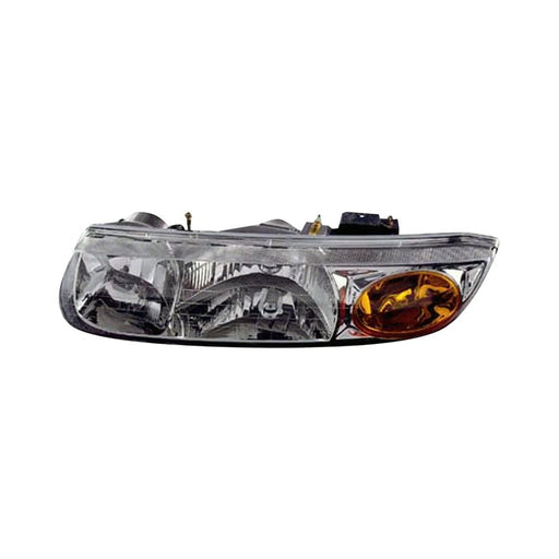 2000-2002 Saturn SL/SL1/SL2/SW2 Driver Side Headlight Assembly Includes Park/Signal Lamps Composite - GM2502206-Partify-Painted-Replacement-Body-Parts