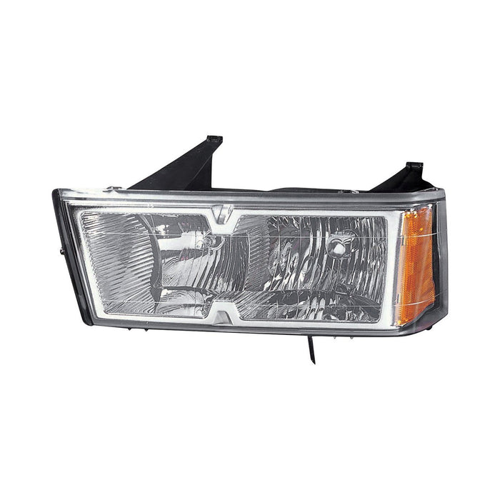 2005-2008 Chevrolet Colorado Driver Side Headlight Assembly W/Bright Bezel Extreme Composite - GM2502247-Partify-Painted-Replacement-Body-Parts