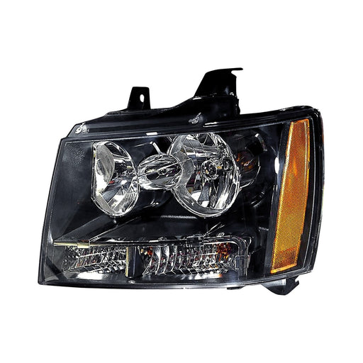 2007-2014 Chevrolet Avalanche/Suburban 1500/Suburban 2500/Tahoe Hybrid Driver Side Headlight Assembly Composite - GM2502263-Partify-Painted-Replacement-Body-Parts