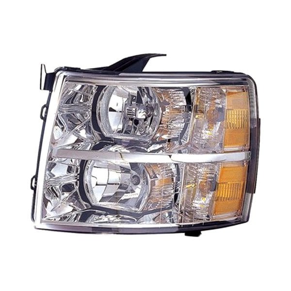 2007-2014 Chevrolet Silverado 1500/2500/3500 Driver Side Headlight Assembly Composite - GM2502280-Partify-Painted-Replacement-Body-Parts