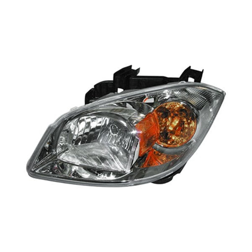 2005-2010 Chevrolet Cobalt Base/LS/LT/LTZ Driver Side Headlight Assembly Clear W/Bracket Composite - GM2502281-Partify-Painted-Replacement-Body-Parts