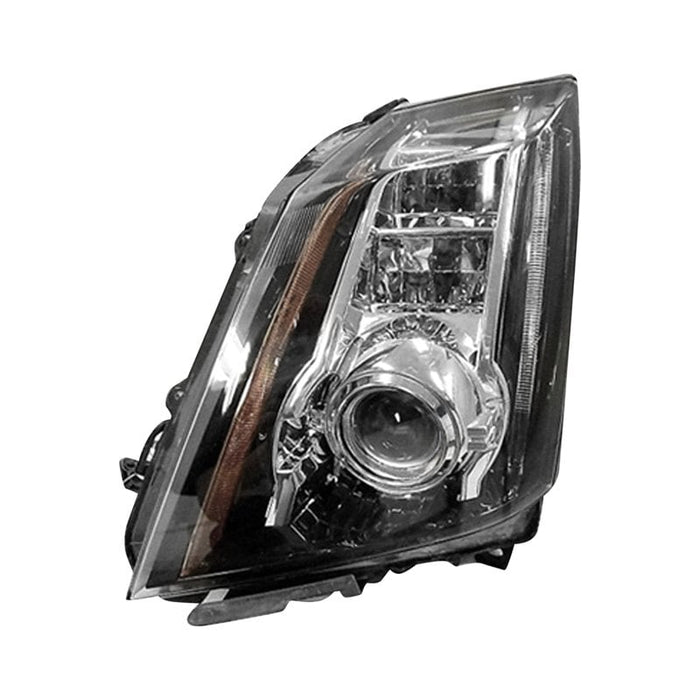 2009-2015 Cadillac CTS V/V Black Diamond/V Luxury/V Premium Black Diamond Driver Side Headlight Assembly Hid Composite Coupe/Sedan/Wagon - GM2502357-Partify-Painted-Replacement-Body-Parts