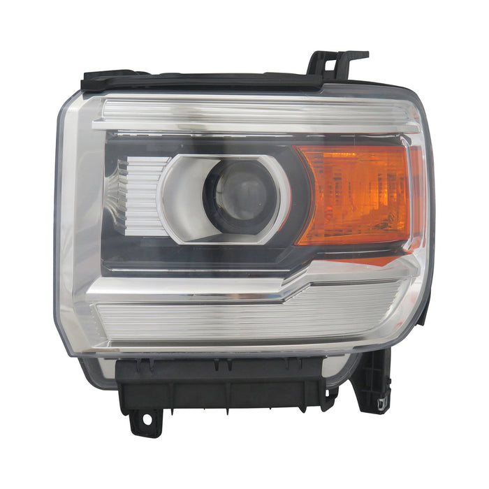 2014-2019 GMC Sierra 1500/2500/3500 Driver Side Headlight Assembly Halogen Composite - GM2502394-Partify-Painted-Replacement-Body-Parts