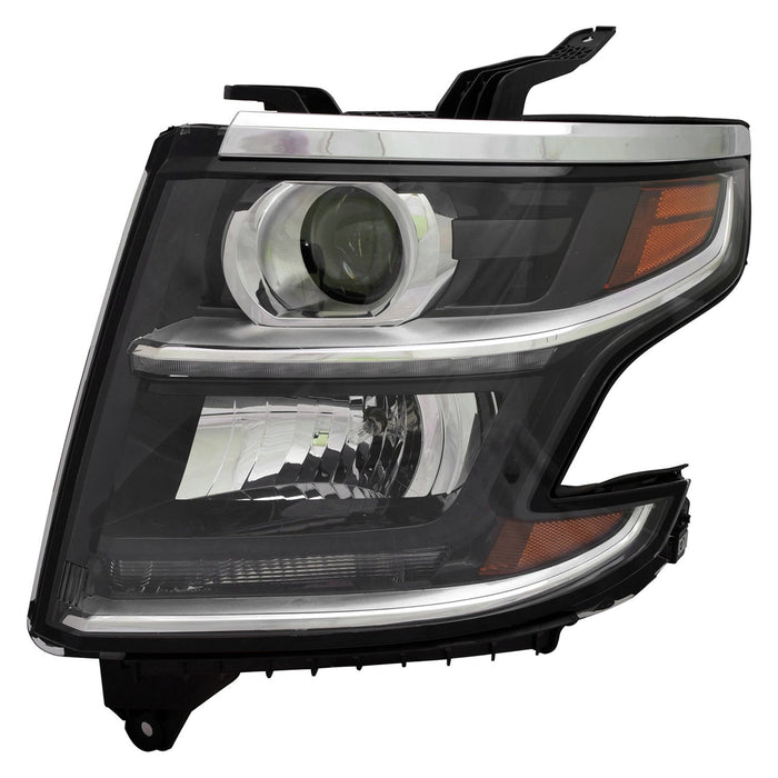 2015-2017 Chevrolet Suburban/Tahoe Driver Side Headlight Assembly Halogen Composite - GM2502405-Partify-Painted-Replacement-Body-Parts
