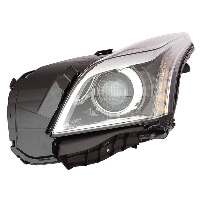 2014-2019 Cadillac CTS Base/Luxury/Performance/Premium/Premium Luxury Driver Side Headlight Assembly Projector Type Composite Sedan - GM2502419-Partify-Painted-Replacement-Body-Parts