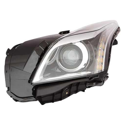 2014-2019 Cadillac CTS Base/Luxury/Performance/Premium/Premium Luxury Driver Side Headlight Assembly Projector Type Composite Sedan - GM2502419-Partify-Painted-Replacement-Body-Parts