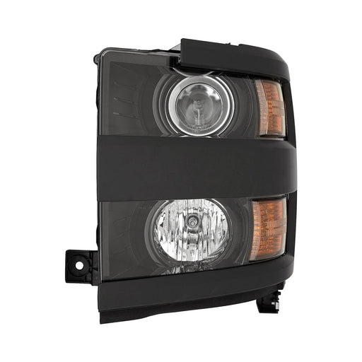 2015-2019 Chevrolet Silverado 2500/3500 Driver Side Headlight Assembly Halogen W/Paint To Match Bezel Composite - GM2502439-Partify-Painted-Replacement-Body-Parts