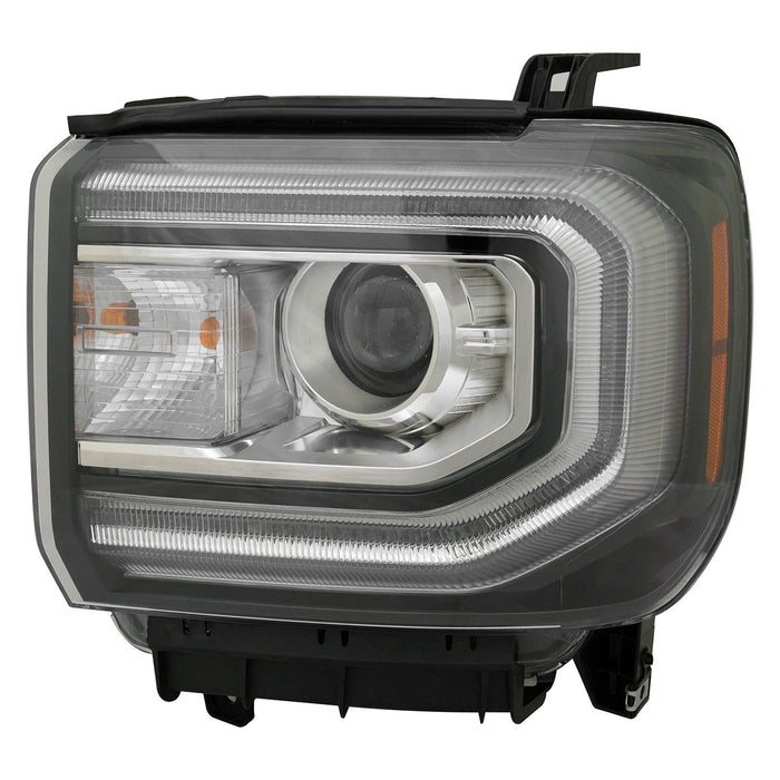 2016-2019 GMC Sierra 1500/1500 Limited Driver Side Headlight Assembly Hid Composite - GM2502453-Partify-Painted-Replacement-Body-Parts
