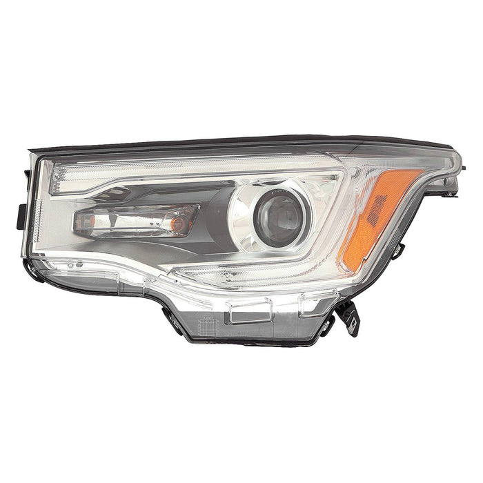 2017-2018 GMC Acadia Driver Side Headlight Assembly Halogen W/Drl Rpo (T3W) Composite - GM2502458-Partify-Painted-Replacement-Body-Parts