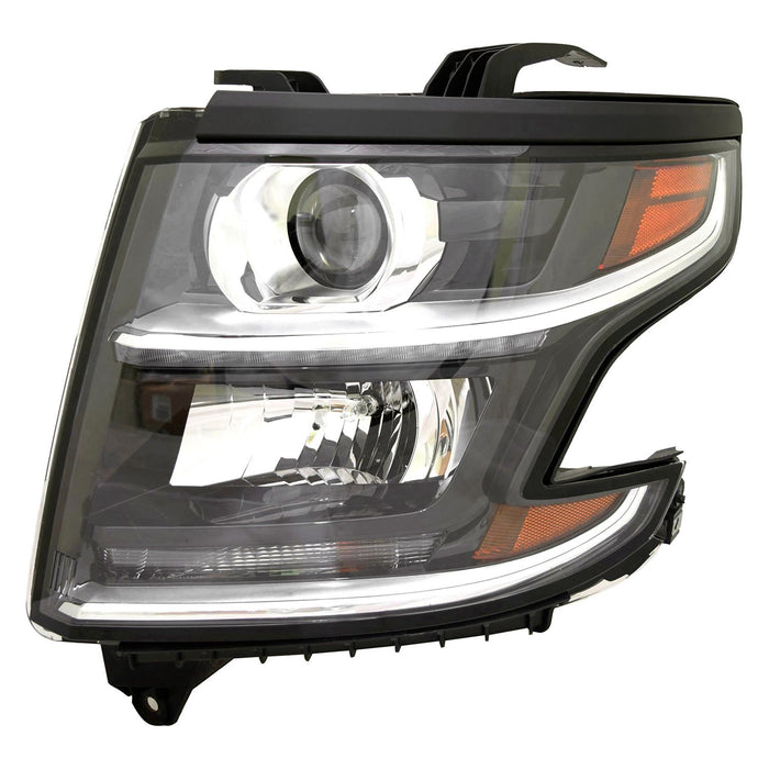 2018-2020 Chevrolet Suburban/Tahoe Driver Side Headlight Assembly Halogen W/Rst Pkg Composite - GM2502486-Partify-Painted-Replacement-Body-Parts