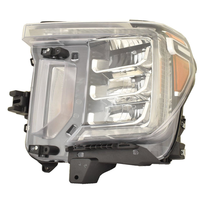 2020-2023 GMC Sierra 2500/3500 Driver Side Headlight Assembly W/O Led Signal Lamp Composite - GM2502512-Partify-Painted-Replacement-Body-Parts