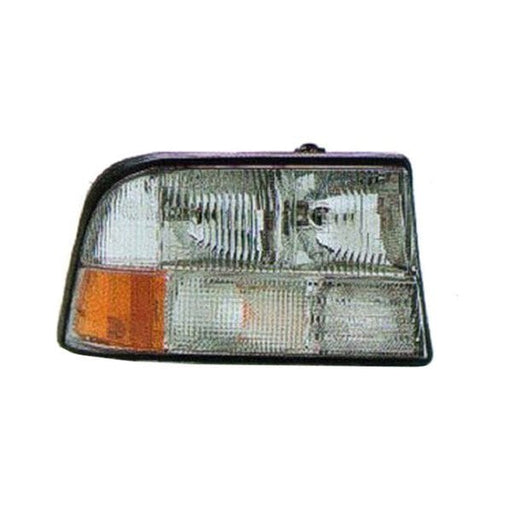 1998-2004 GMC Jimmy/Sonoma/Oldsmobile Bravada Passenger Side Headlight Assembly W/O Hid W/O Fog Lamps Composite - GM2503174-Partify-Painted-Replacement-Body-Parts