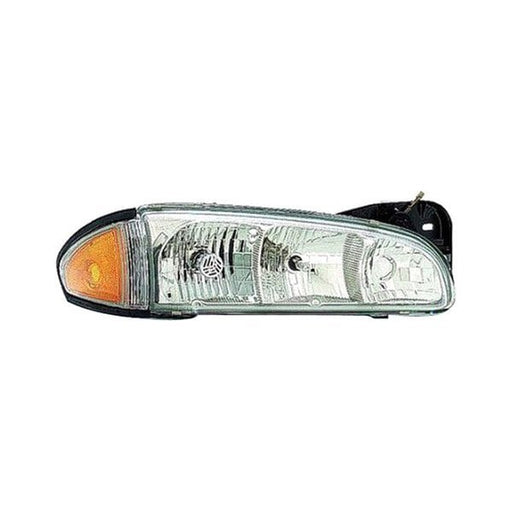 1996-1999 Pontiac Bonneville Passenger Side Headlight Assembly Includes Park/Signal/Marker Lamps Composite - GM2503177-Partify-Painted-Replacement-Body-Parts