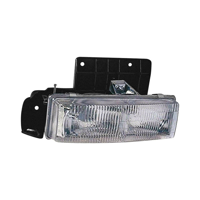 1995-2005 Chevrolet Astro/GMC Safari Passenger Side Headlight Assembly Includes Mounting Panel Composite - GM2503180-Partify-Painted-Replacement-Body-Parts