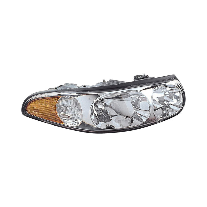 2000-2005 Buick LeSabre Passenger Side Headlight Assembly W/Marker Lamp Custom W/Smooth High Beam Surface Composite - GM2503204-Partify-Painted-Replacement-Body-Parts