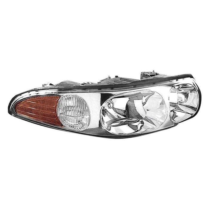 2000-2005 Buick LeSabre Passenger Side Headlight Assembly W/Cornering/Marker Lamp Custom W/Fluted High Beam Surface Composite - GM2503209-Partify-Painted-Replacement-Body-Parts