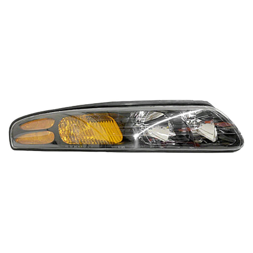 2000-2004 Pontiac Bonneville SE/SLE Passenger Side Headlight Assembly Includes Park/Signal/Marker Lamps Composite - GM2503215-Partify-Painted-Replacement-Body-Parts