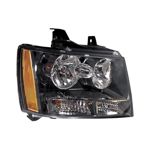 2007-2014 Chevrolet Avalanche/Suburban 1500/Suburban 2500/Tahoe Hybrid Passenger Side Headlight Assembly Composite - GM2503263-Partify-Painted-Replacement-Body-Parts