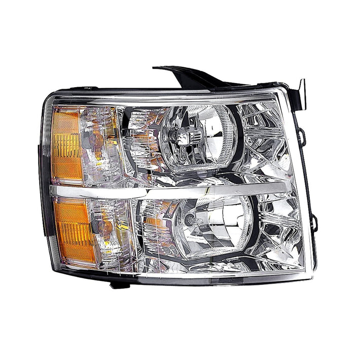2007-2014 Chevrolet Silverado 1500/2500/3500 Passenger Side Headlight Assembly Composite - GM2503280-Partify-Painted-Replacement-Body-Parts
