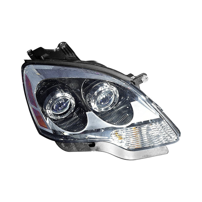 2007-2008 GMC Acadia Passenger Side Headlight Assembly Halogen 1St Design Blue Lens Composite - GM2503294-Partify-Painted-Replacement-Body-Parts