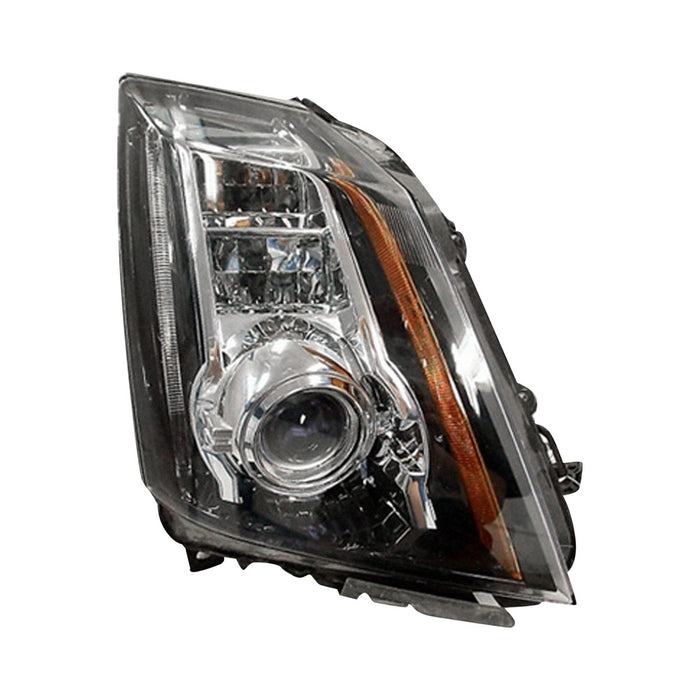 2009-2015 Cadillac CTS V/V Black Diamond/V Luxury/V Premium Black Diamond Passenger Side Headlight Assembly Hid Composite Coupe/Sedan/Wagon - GM2503357-Partify-Painted-Replacement-Body-Parts