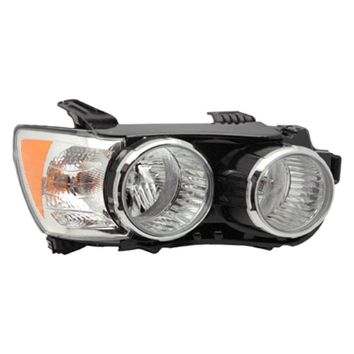 2012-2015 Chevrolet Sonic LS/LT/LTZ/RS Passenger Side Headlight Assembly Halogen W/Chrome Trim Composite Hatchback/Sedan - GM2503359-Partify-Painted-Replacement-Body-Parts