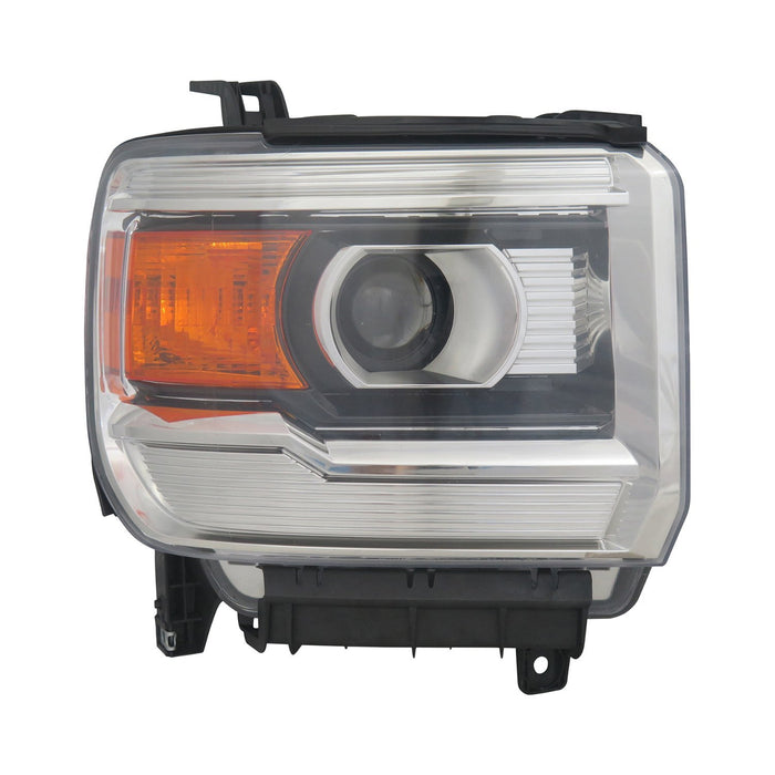 2014-2019 GMC Sierra 1500/2500/3500 Passenger Side Headlight Assembly Halogen Composite - GM2503394-Partify-Painted-Replacement-Body-Parts