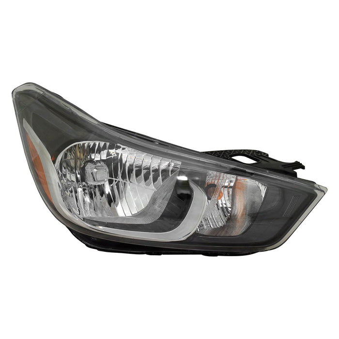 2016-2022 Chevrolet Spark Passenger Side Headlight Assembly Halogen W/O Trim Composite - GM2503434-Partify-Painted-Replacement-Body-Parts