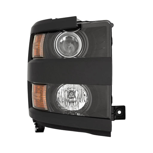 2015-2019 Chevrolet Silverado 2500/3500 Passenger Side Headlight Assembly Halogen W/Paint To Match Bezel Composite - GM2503439-Partify-Painted-Replacement-Body-Parts