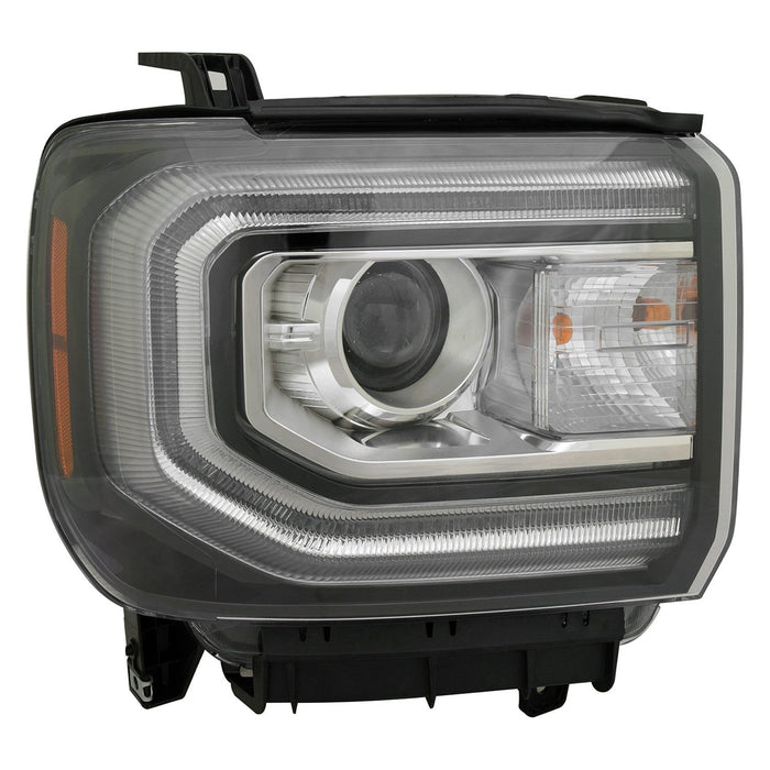 2016-2019 GMC Sierra 1500/1500 Limited Passenger Side Headlight Assembly Hid Composite - GM2503453-Partify-Painted-Replacement-Body-Parts
