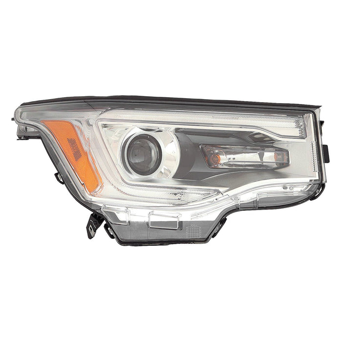 2017-2018 GMC Acadia Passenger Side Headlight Assembly Halogen W/Drl Rpo (T3W) Composite - GM2503458-Partify-Painted-Replacement-Body-Parts