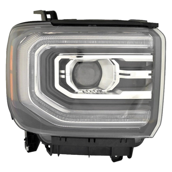 2016-2018 GMC Sierra 1500 Passenger Side Headlight Assembly Led Composite - GM2503459-Partify-Painted-Replacement-Body-Parts