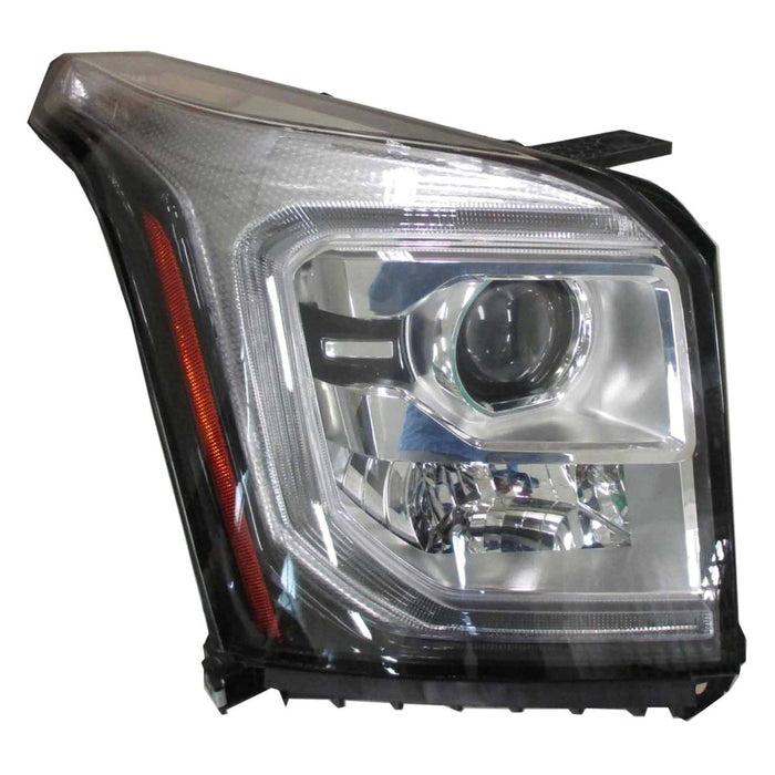 2017-2020 GMC Yukon/Yukon XL Passenger Side Headlight Assembly Halogen 2Nd Design Composite - GM2503473-Partify-Painted-Replacement-Body-Parts