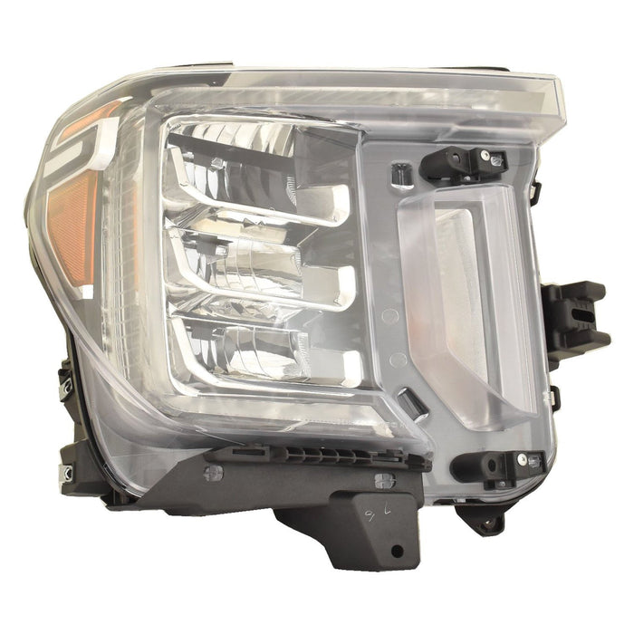 2020-2023 GMC Sierra 2500/3500 Passenger Side Headlight Assembly W/O Led Signal Lamp Composite - GM2503512-Partify-Painted-Replacement-Body-Parts
