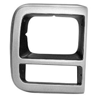 1992-1996 Chevrolet G10/G20/G30/GMC G1500/G2500/G3500 Passenger Side Headlight Door Through Early 1996 W/Single Rectangular Headlamp - GM2513181-Partify-Painted-Replacement-Body-Parts