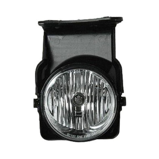 2005-2007 GMC Sierra 1500/1500 Classic Base/Hybrid/SL/SLE/SLT/WT/Hybrid/SL/SLE/SLT/WT Passenger Side Fog Light Assembly - GM2593154-Partify-Painted-Replacement-Body-Parts