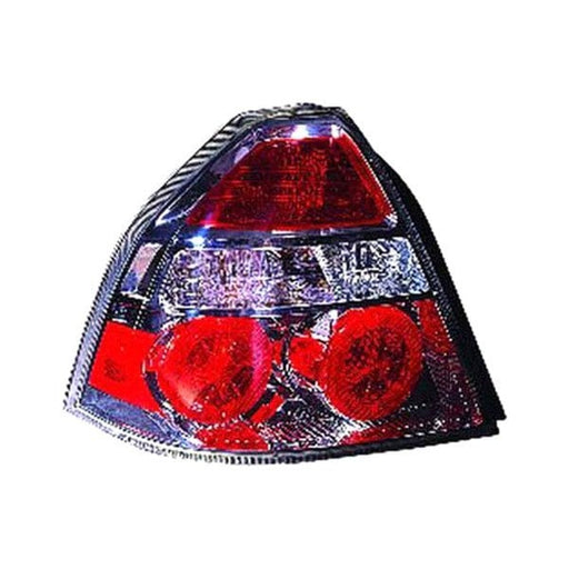2007-2008 Chevrolet Aveo Driver Side Tail Light Assembly 4 Door Sedan - GM2800203-Partify-Painted-Replacement-Body-Parts