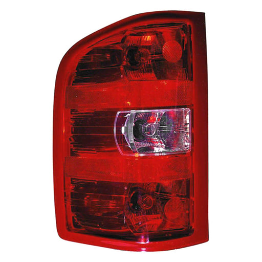 2007-2014 Chevrolet Silverado 1500/2500/3500/GMC Sierra 1500/Sierra 2500/Sierra 3500 SL/SLE Driver Side Tail Light Assembly 1St Design - GM2800207-Partify-Painted-Replacement-Body-Parts