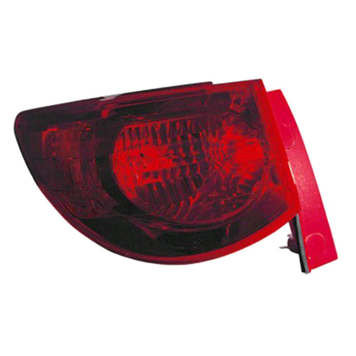 2009-2012 Chevrolet Traverse Driver Side Tail Light Assembly - GM2800238-Partify-Painted-Replacement-Body-Parts