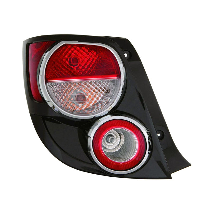 2012-2016 Chevrolet Sonic Driver Side Tail Light Assembly Hatchback - GM2800252-Partify-Painted-Replacement-Body-Parts