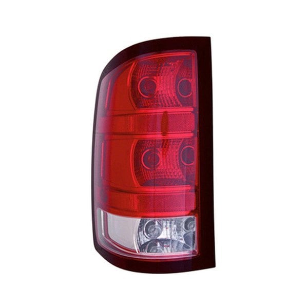 2009-2014 Chevrolet Silverado 1500 Hybrid/GMC Sierra 1500/Sierra 2500/Sierra 3500 Denali/Hybrid Driver Side Tail Light Assembly Luxury - GM2800254-Partify-Painted-Replacement-Body-Parts