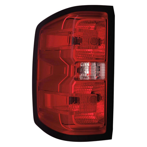2016-2019 Chevrolet Silverado 1500/1500 LD/2500/3500/GMC Sierra 2500/Sierra 3500 Driver Side Tail Light Assembly W/O Led Accent Light - GM2800293-Partify-Painted-Replacement-Body-Parts