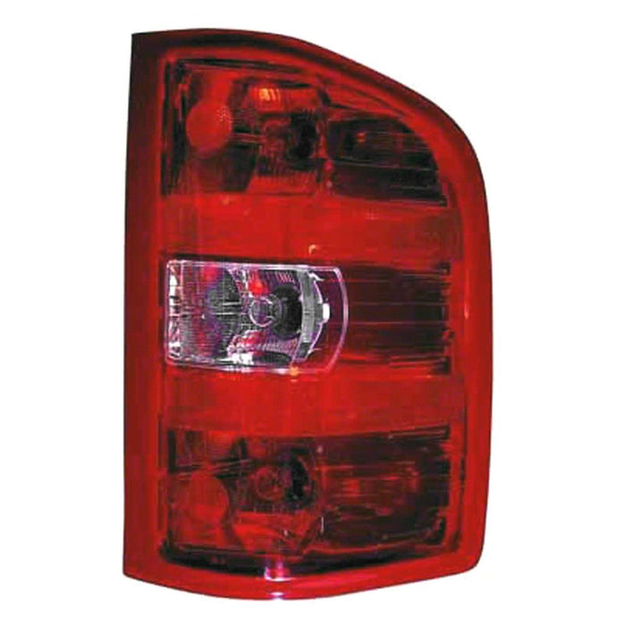 2007-2014 Chevrolet Silverado 1500/2500/3500/GMC Sierra 1500/Sierra 2500/Sierra 3500 SL/SLE Passenger Side Tail Light Assembly 1St Design - GM2801207-Partify-Painted-Replacement-Body-Parts