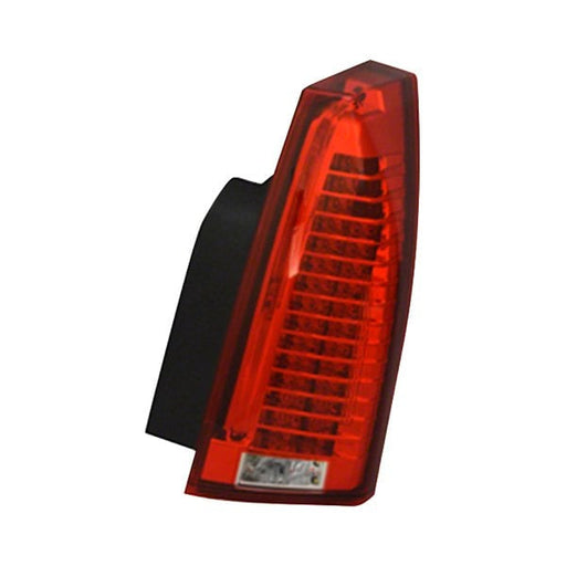 2008-2014 Cadillac CTS 3.0L/3.6L/Base/Luxury/Performance/Premium/V/V Black Diamond/V Luxury/V Premium Black Diamond/Vsport/Vsport Premium Passenger Side Tail Light Assembly Red Lens Sedan - GM2801225-Partify-Painted-Replacement-Body-Parts