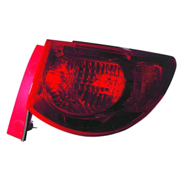 2009-2012 Chevrolet Traverse Passenger Side Tail Light Assembly - GM2801238-Partify-Painted-Replacement-Body-Parts