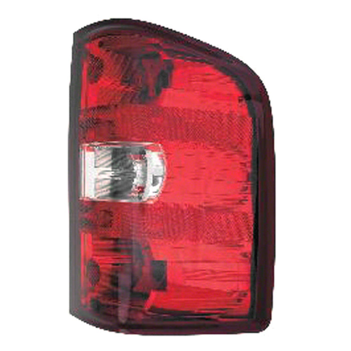 2010-2011 Chevrolet Silverado 1500/2500/3500/GMC Sierra 1500/Sierra 2500/Sierra 3500 Passenger Side Tail Light Assembly 2Nd Design - GM2801249-Partify-Painted-Replacement-Body-Parts